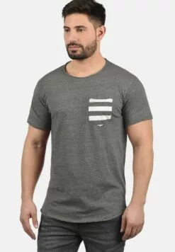 Redefined Rebel Maxton - T-Shirt Print - Grey