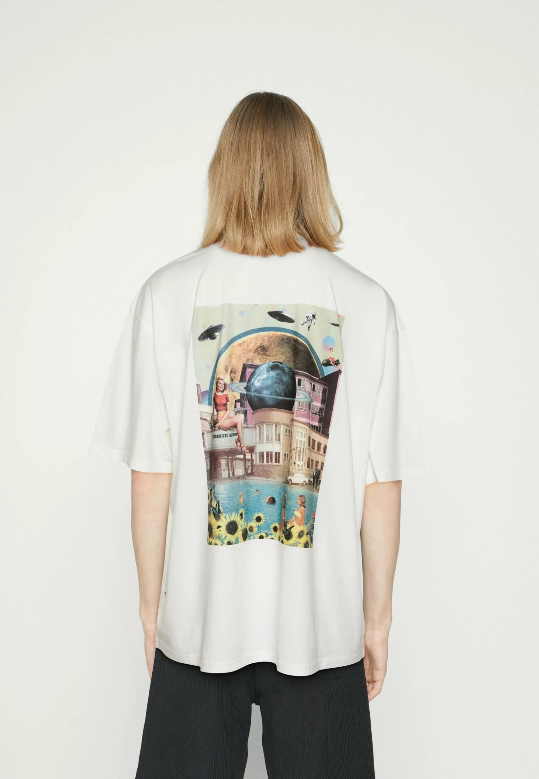 Redefined Rebel Rrraymond Tee Plus - T-Shirt Print - Pristine - Afbeelding 3