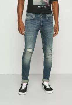 Redefined Rebel Stockholm Destroy - Slim Fit Jeans - Rex Indigo