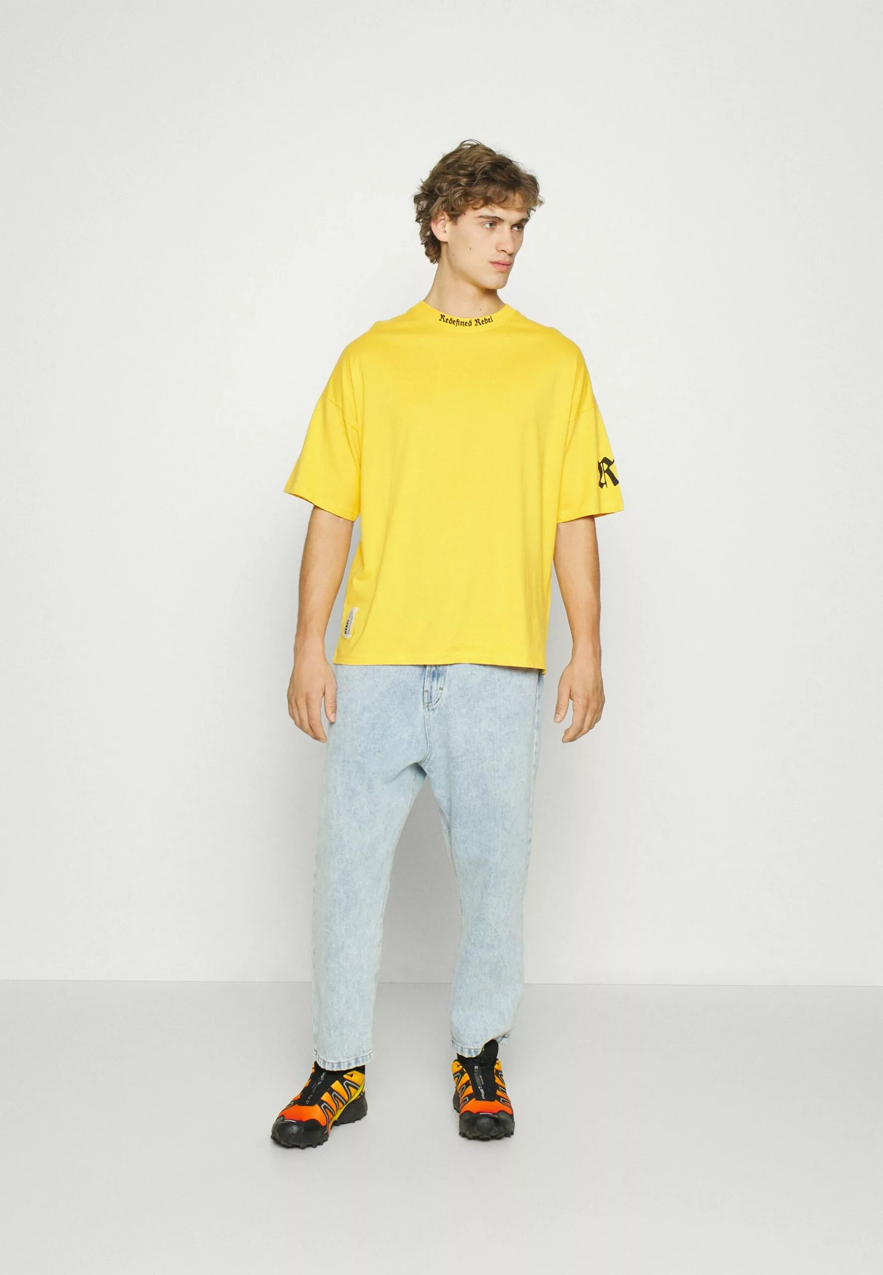 Redefined Rebel Otis Tee - T-Shirt Print - Golden Rod - Afbeelding 2