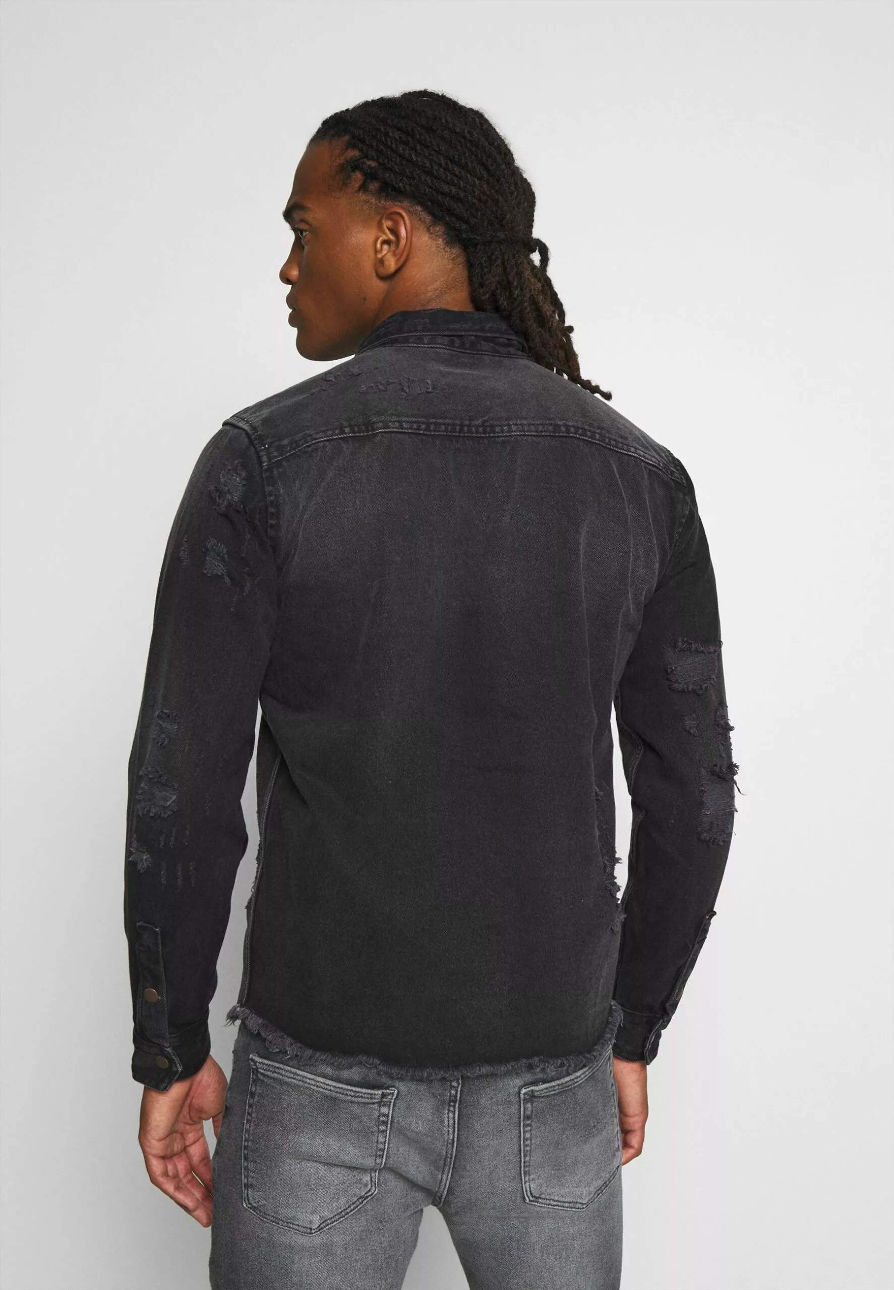 Redefined Rebel Jackson Jacket - Overhemd - Black/Grey - Afbeelding 3