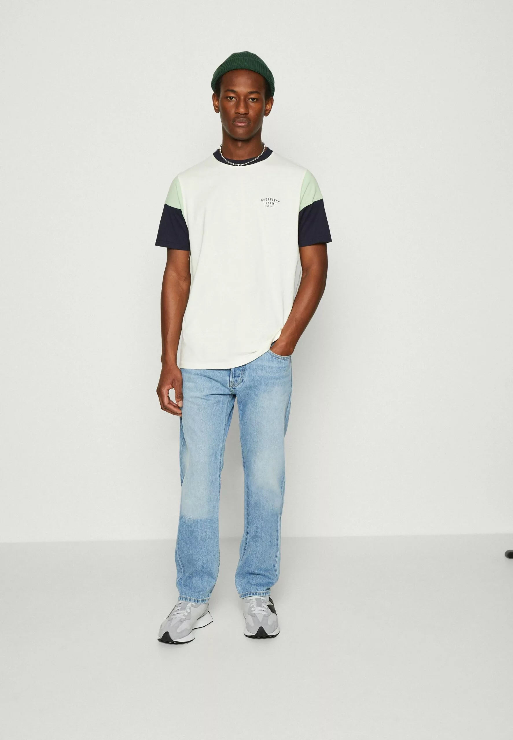 Redefined Rebel Garry Tee - T-Shirt Print - Pristine - Afbeelding 2