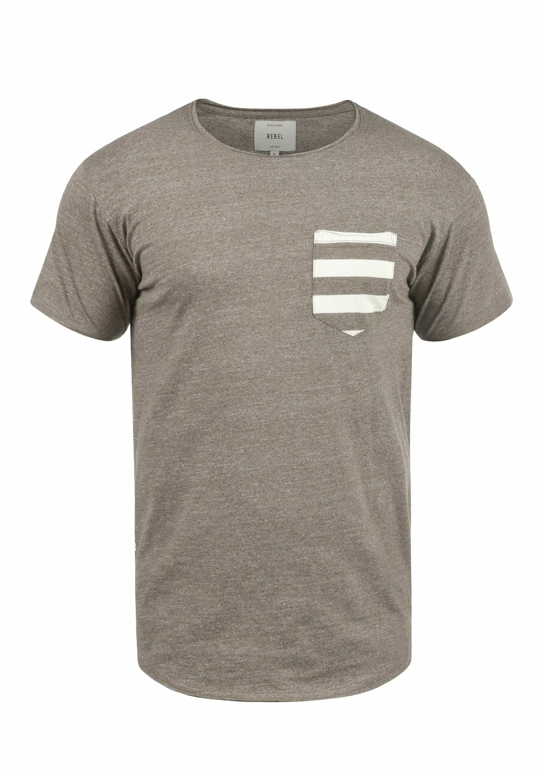 Redefined Rebel Maxton - T-Shirt Print - Faded Brow - Afbeelding 5