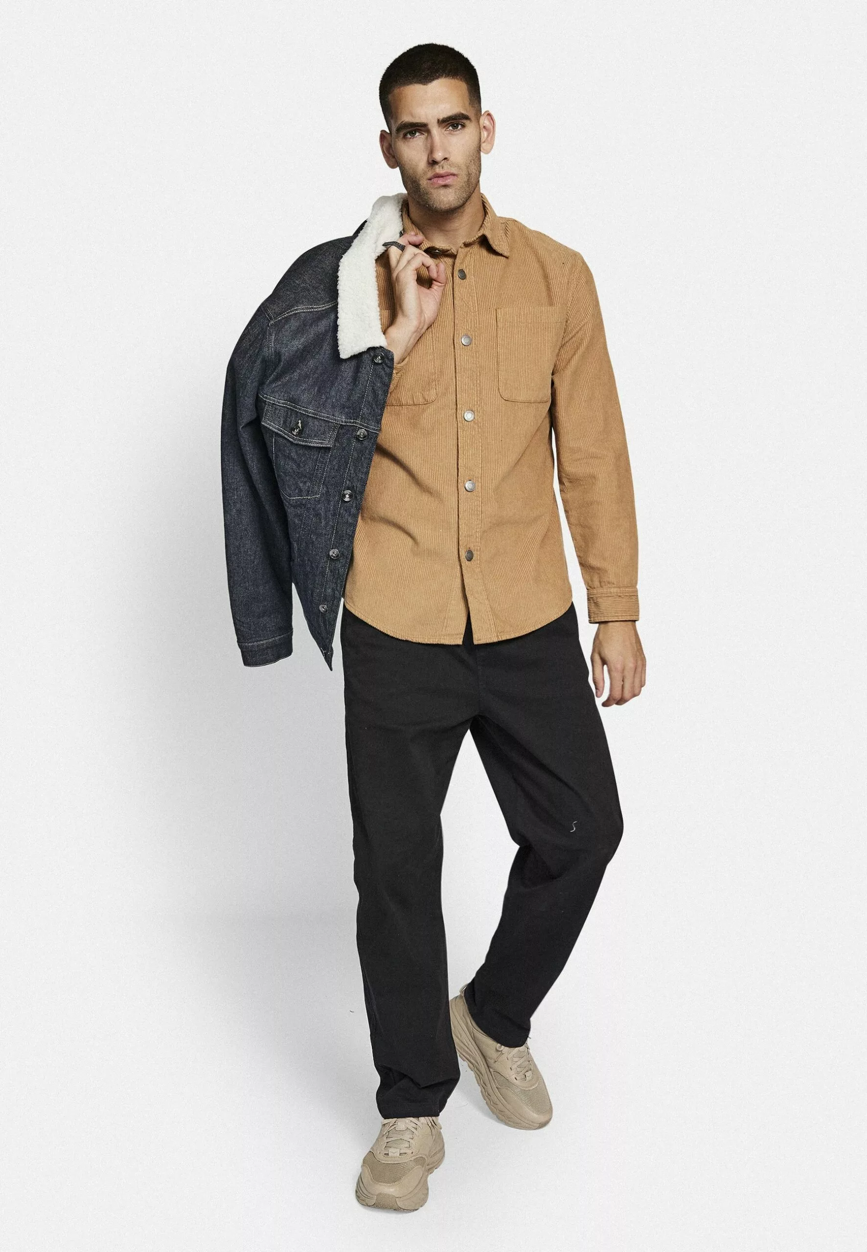 Redefined Rebel Moses- Overhemd - Chipmunk - Afbeelding 2