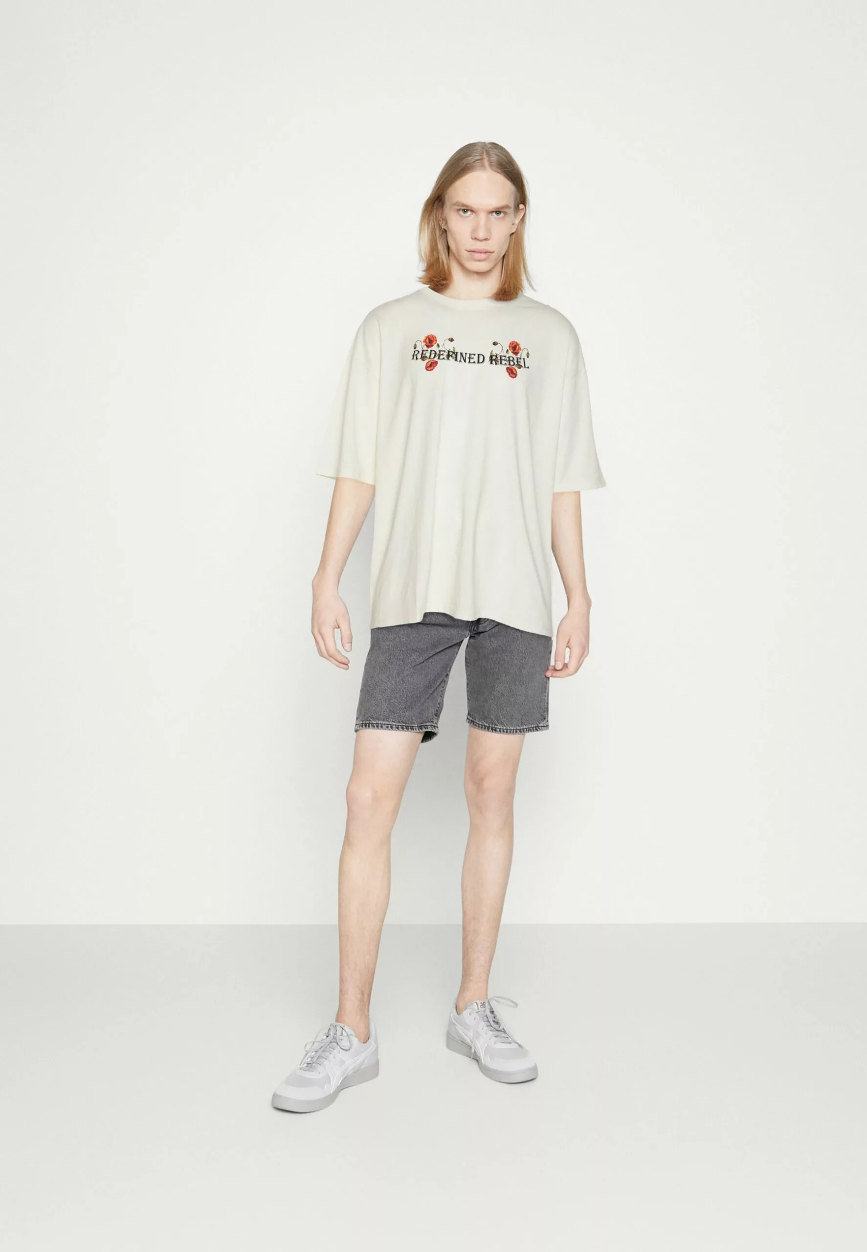 Redefined Rebel Derek Tee Plus - T-Shirt Print - Pristine - Afbeelding 2