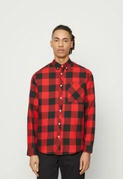 Redefined Rebel Owen Shirt - Overhemd - Fiery Red
