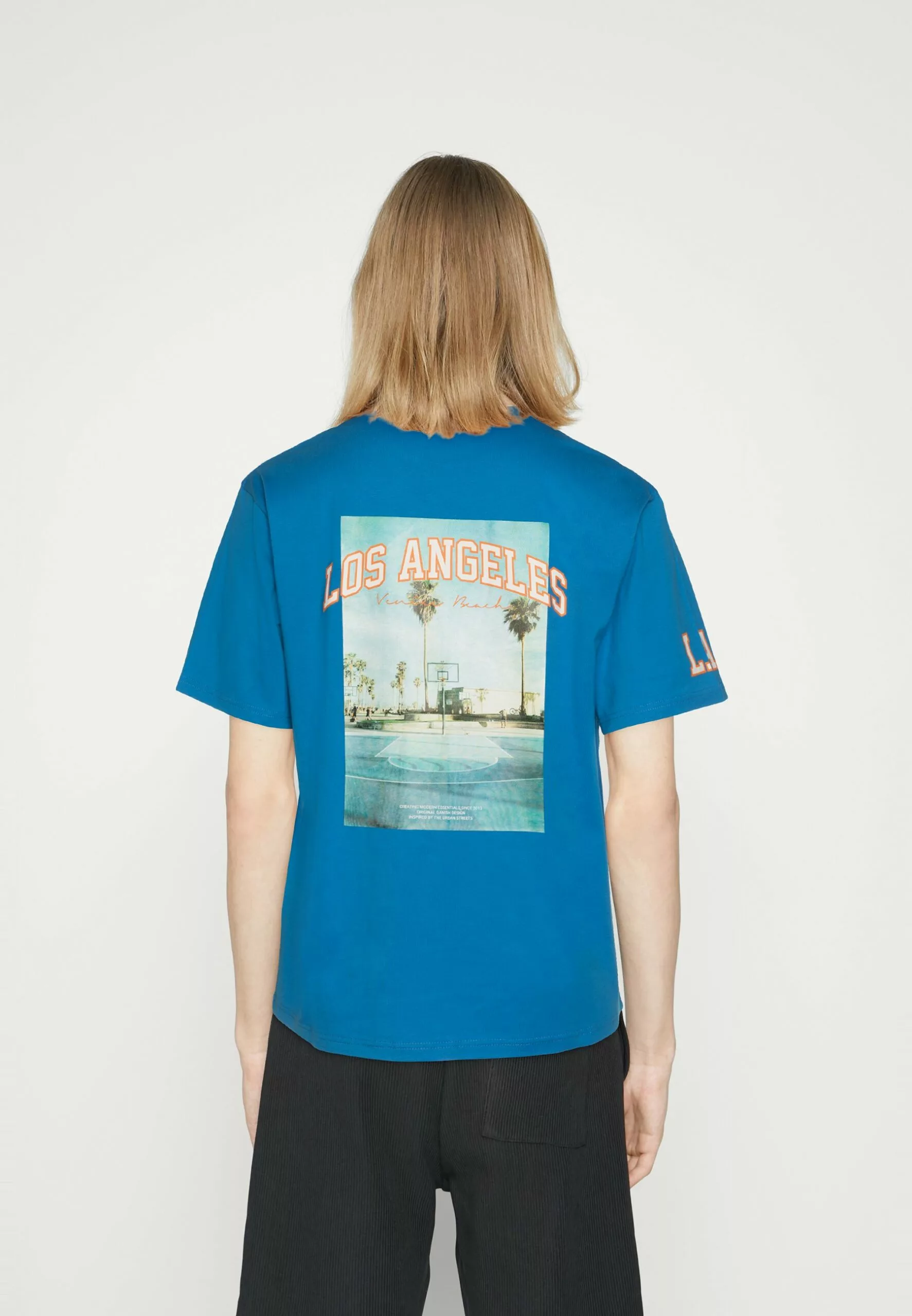 Redefined Rebel Rrsago Tee - T-Shirt Print - Blue Aster - Afbeelding 3