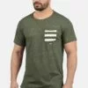 Redefined Rebel Maxton - T-Shirt Print - Dark Olive