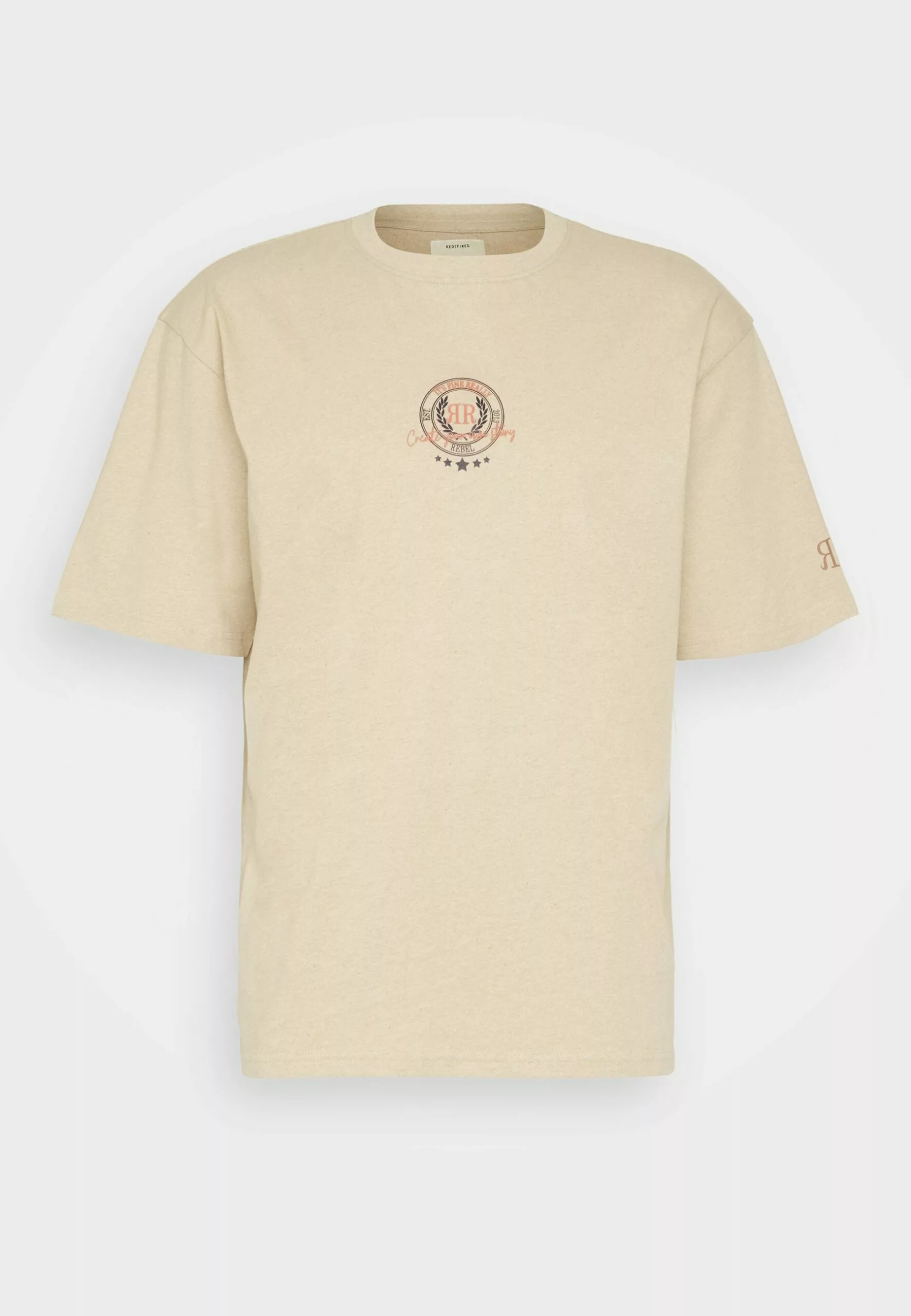Redefined Rebel Alex Tee - T-Shirt Print - Sandshell - Afbeelding 5
