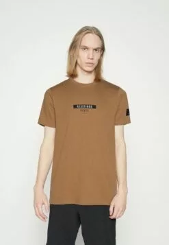 Redefined Rebel Rrguti Tee - T-Shirt Print - Dijon