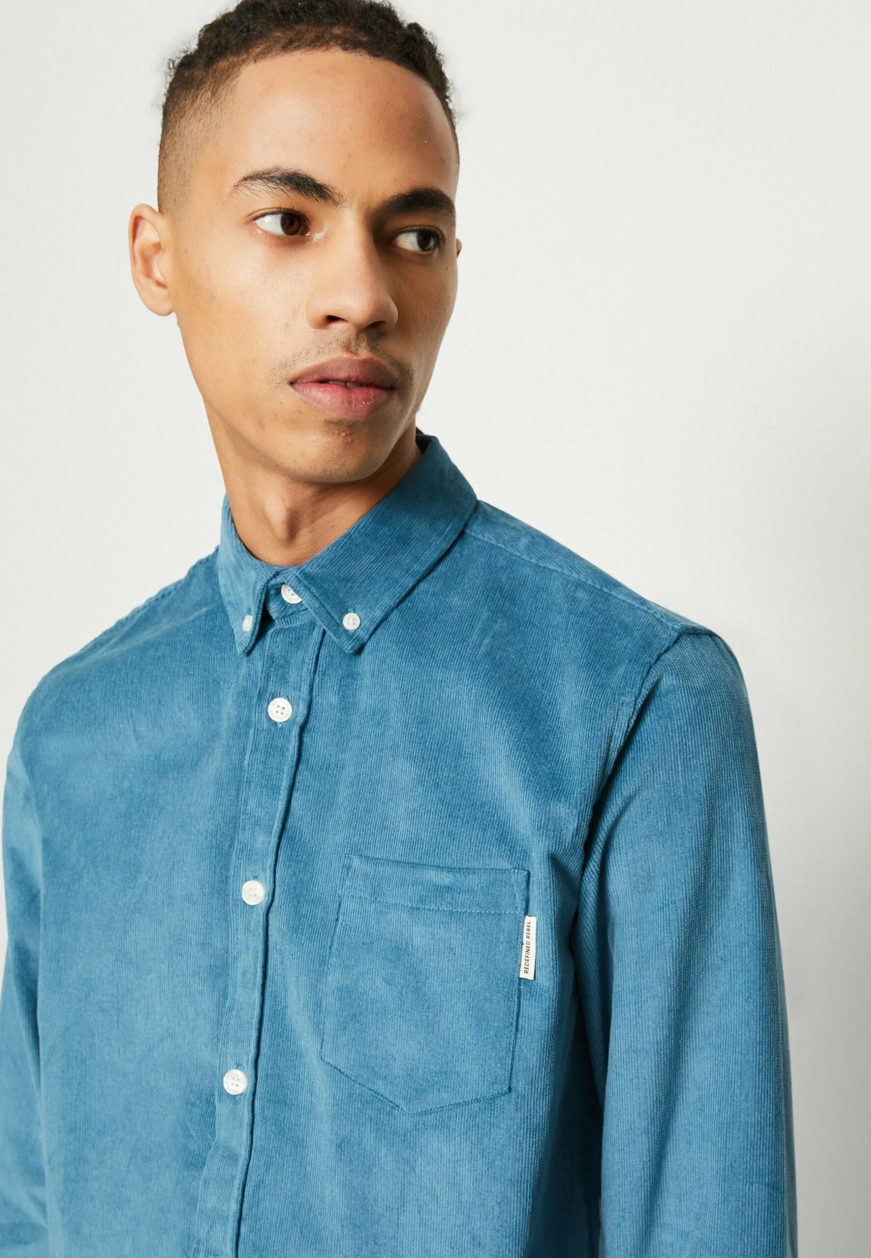 Redefined Rebel Park Shirt - Overhemd - Deep Sea - Afbeelding 4