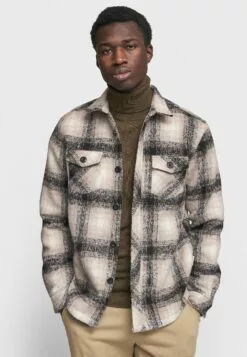 Redefined Rebel Alexander- Overhemd - Grey, Beige