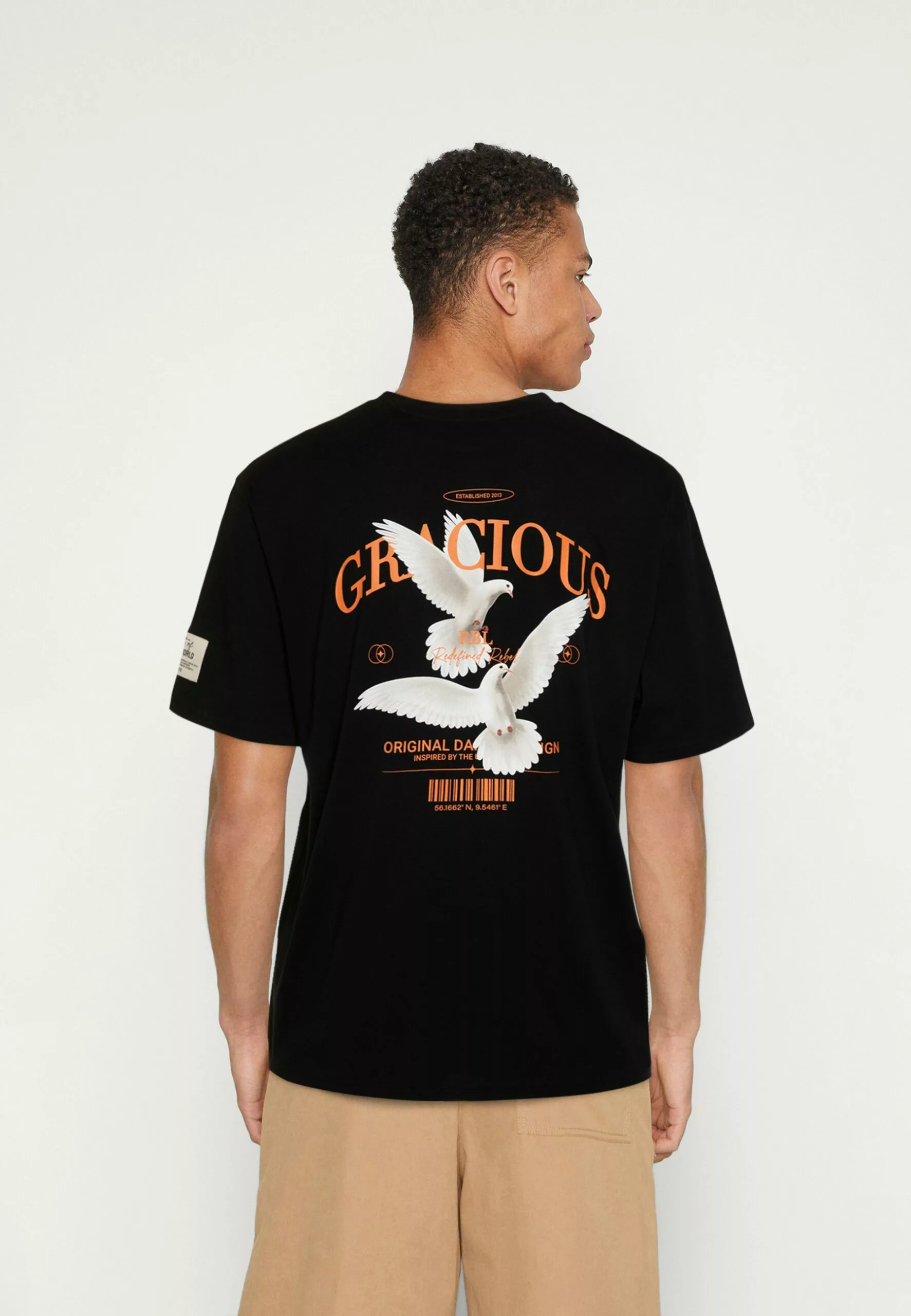 Redefined Rebel Tee Unisex - T-Shirt Print - Black - Afbeelding 3