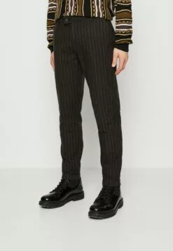 Redefined Rebel Ercan Pants - Chino - Black Stripe
