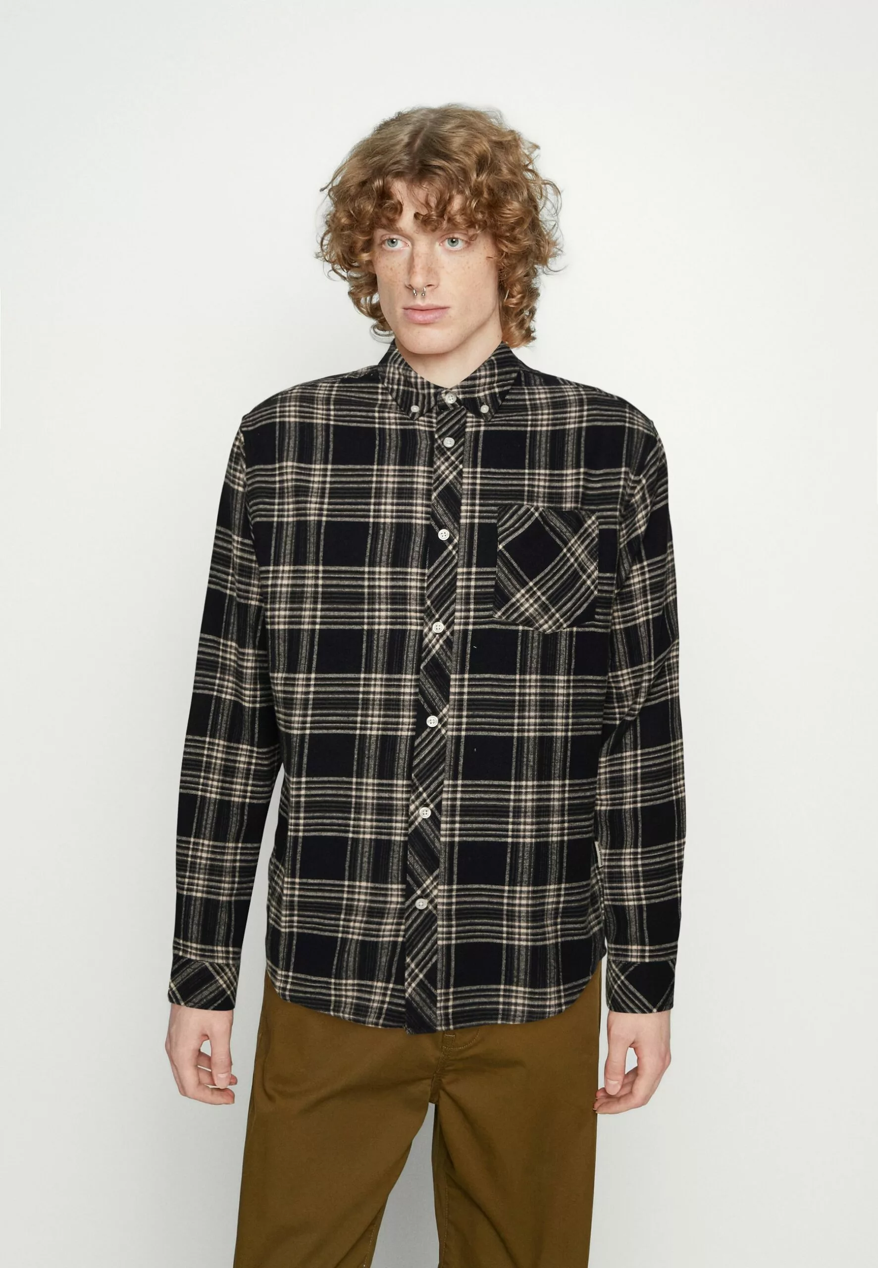 Redefined Rebel Houston Shirt - Overhemd - Dark Grey