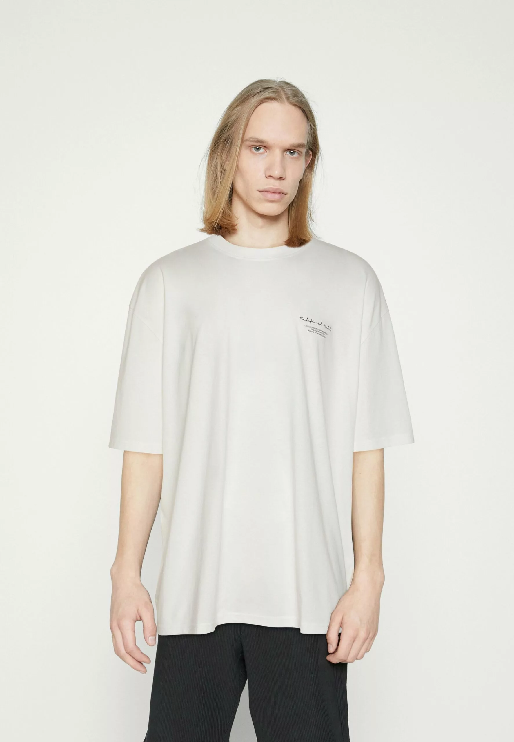 Redefined Rebel Rrraymond Tee Plus - T-Shirt Print - Pristine