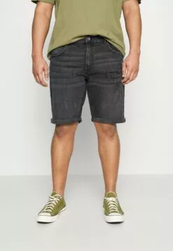 Redefined Rebel Rroslo Destroy- Jeansshort - Dust Black