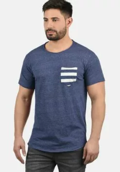 Redefined Rebel Maxton - T-Shirt Print - Blue