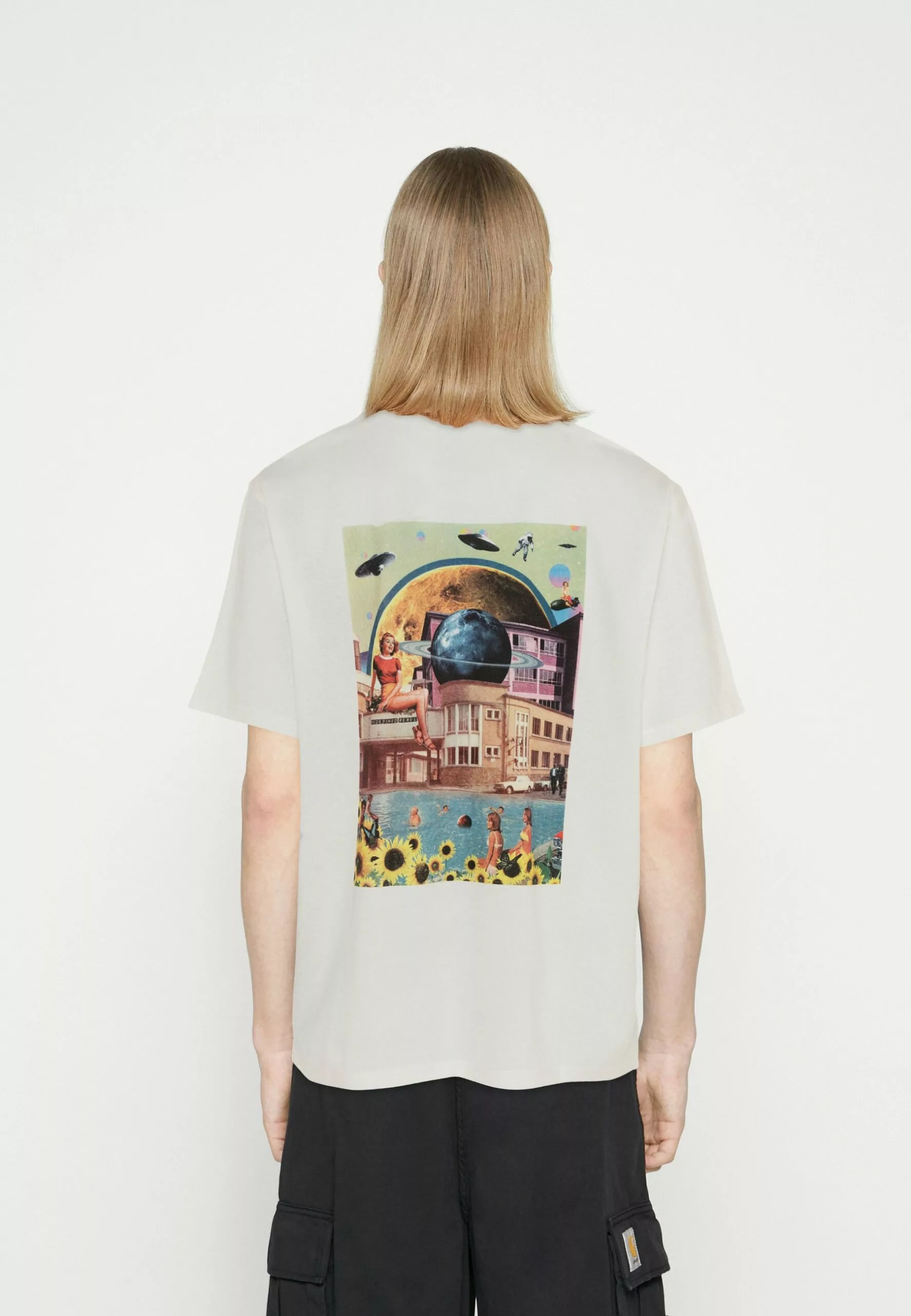 Redefined Rebel Rrraymond Tee - T-Shirt Print - Pristine - Afbeelding 3