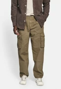 Redefined Rebel Gibson Pants - Cargobroek - Dark Olive