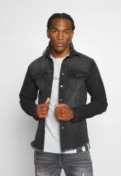 Redefined Rebel Jackson Jacket - Overhemd - Black/Grey