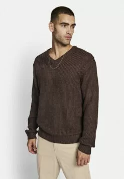 Redefined Rebel Rrhenry - Trui - Chocolate Brown