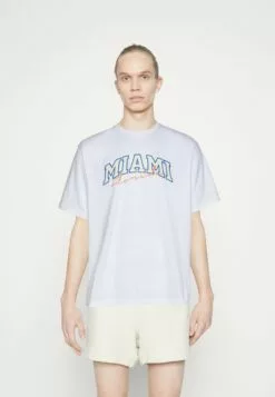 Redefined Rebel Rrsago Tee - T-Shirt Print - White