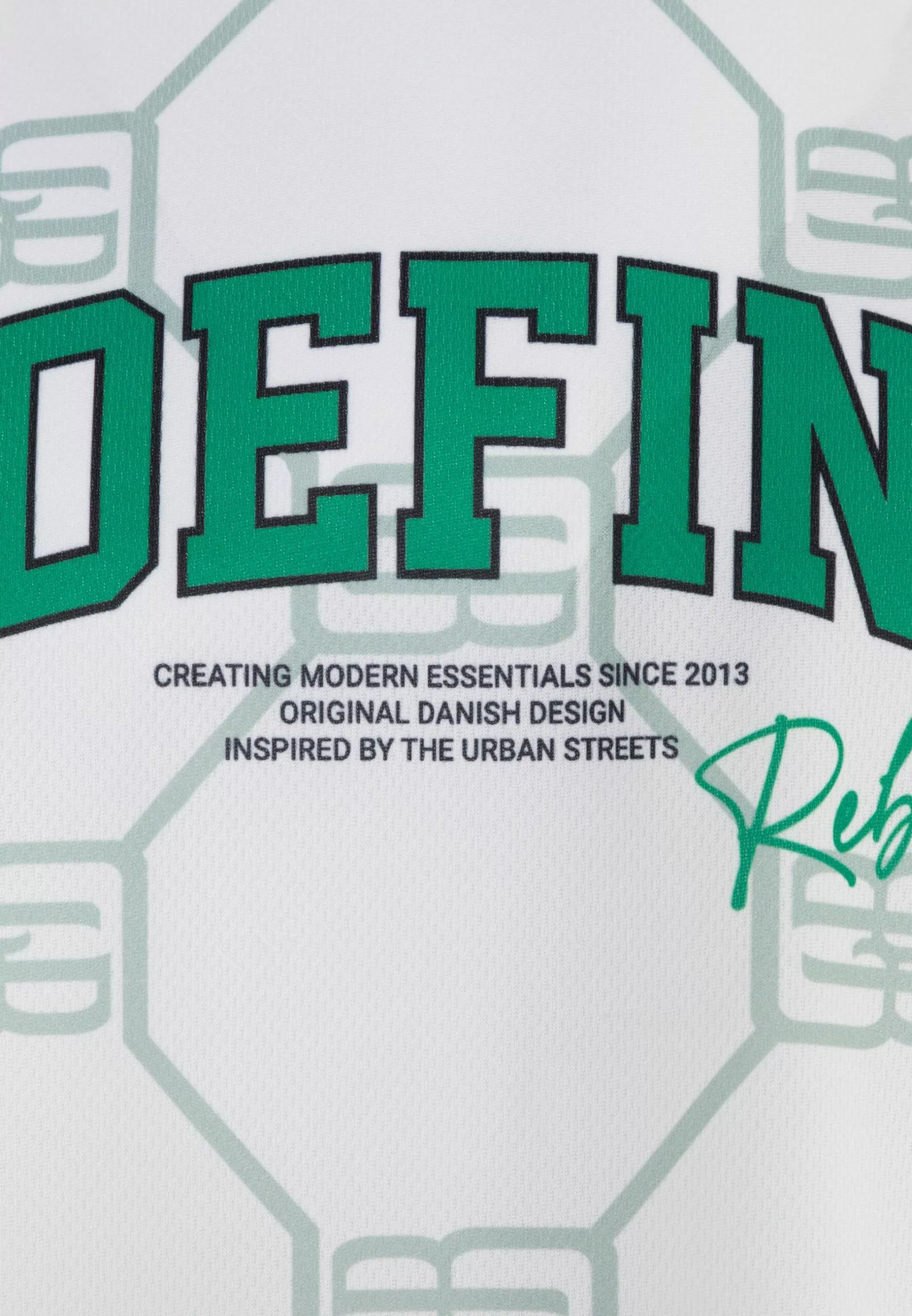 Redefined Rebel Sack Tee - T-Shirt Print - White Crazy - Afbeelding 5