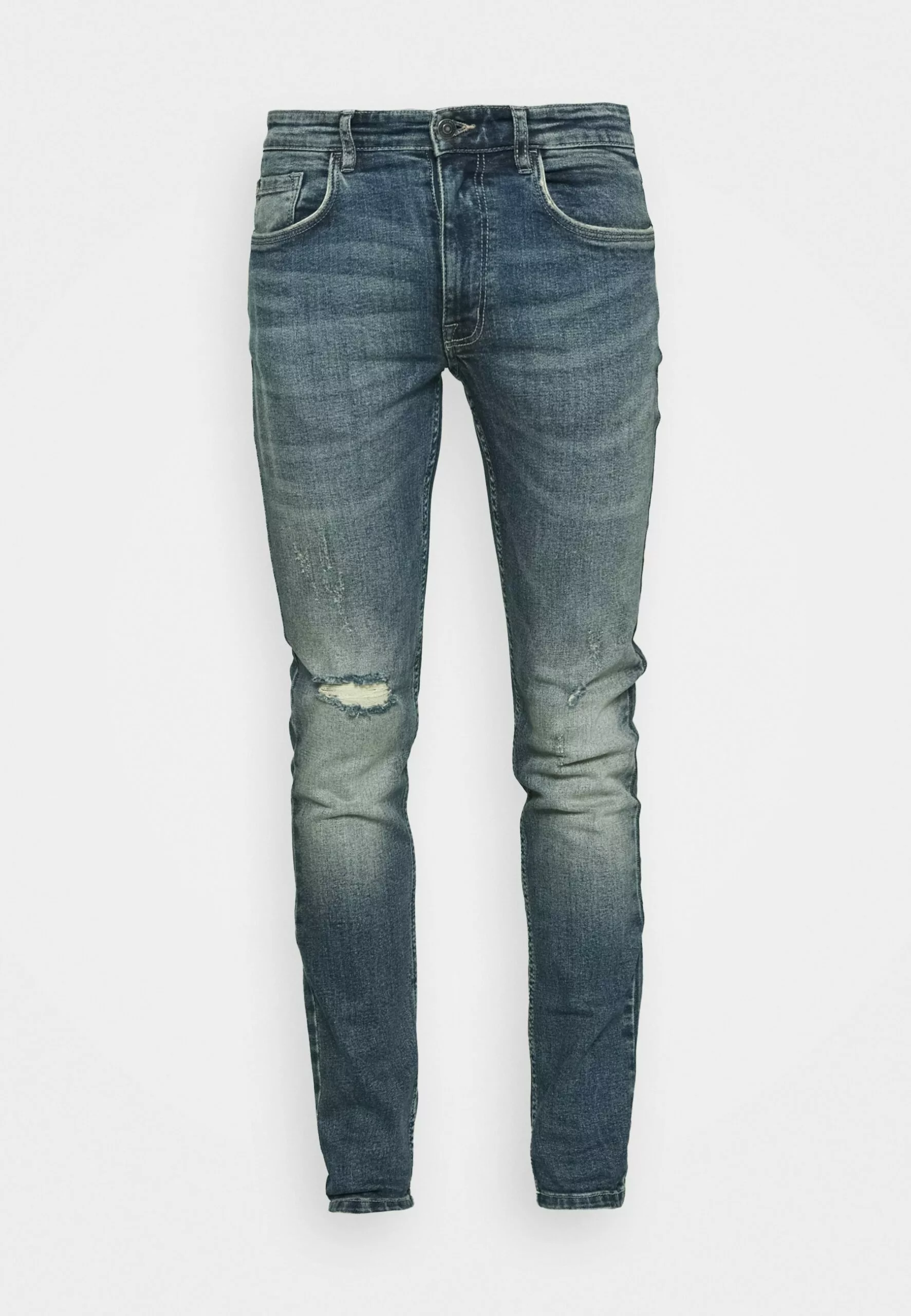 Redefined Rebel Stockholm Destroy - Slim Fit Jeans - Rex Indigo - Afbeelding 4